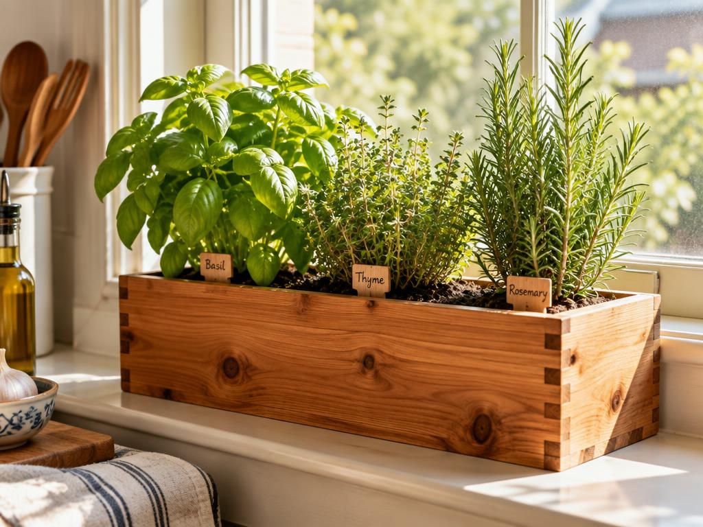 Build a Windowsill Herb Garden Box